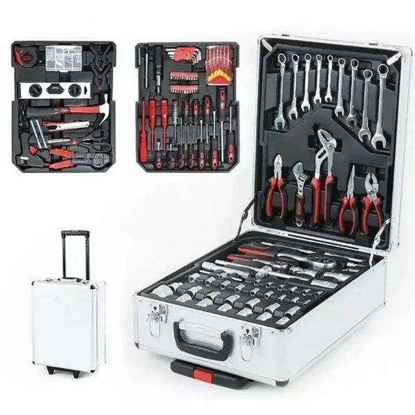 Набор инструментов 408 предметов Tools Set KRAFFTEC &mdash; универсальный комплект для дома и ремонта