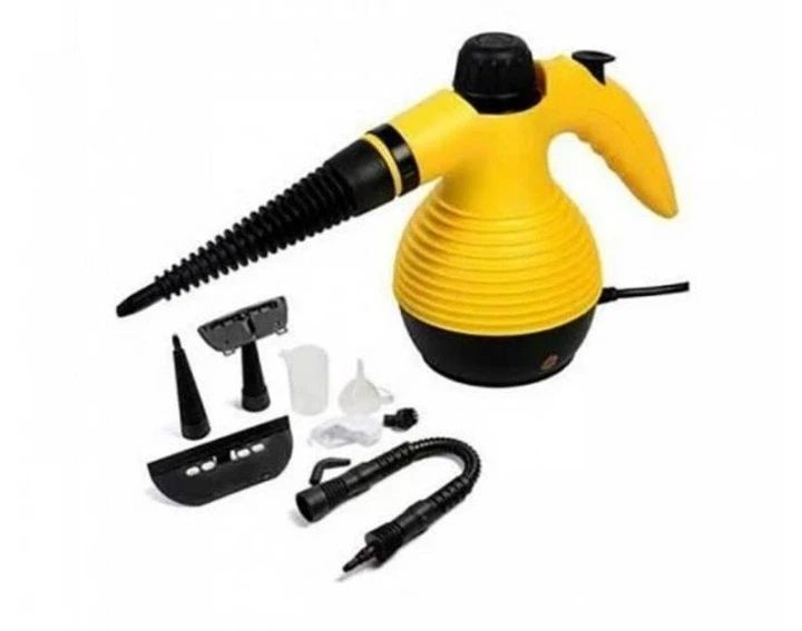 Пароочисник універсальний Steam Cleaner A-001 жовтий Компактний та потужний пароочисник для дому та авто