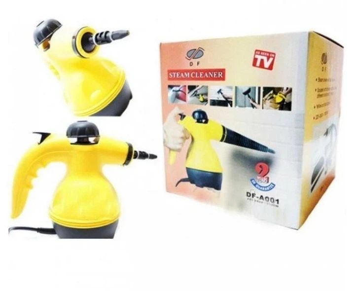 Пароочисник універсальний Steam Cleaner A-001 жовтий Компактний та потужний пароочисник для дому та авто