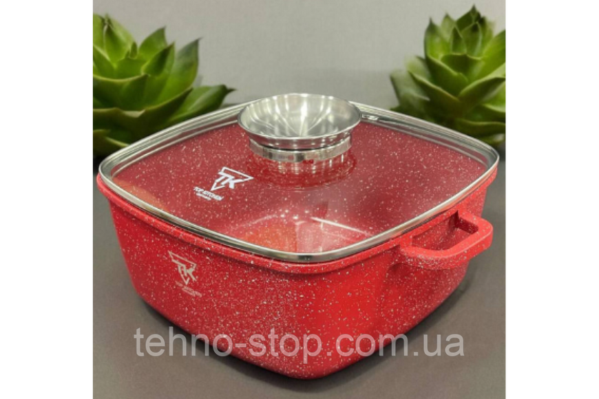 Каструля 24 см Top Kitchen (чорний/червоний) 4,5л