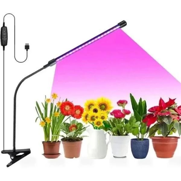 Фитолампа светодиодная Plant Grow Light 1 &ndash; 3 режима, 360&deg; подсветка