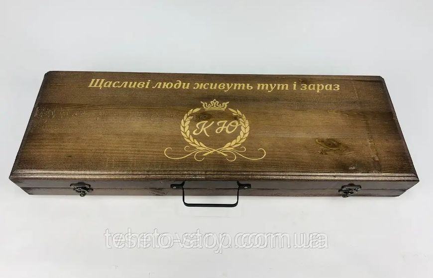 Набор шампуров в кейсе ЛЕСНИК