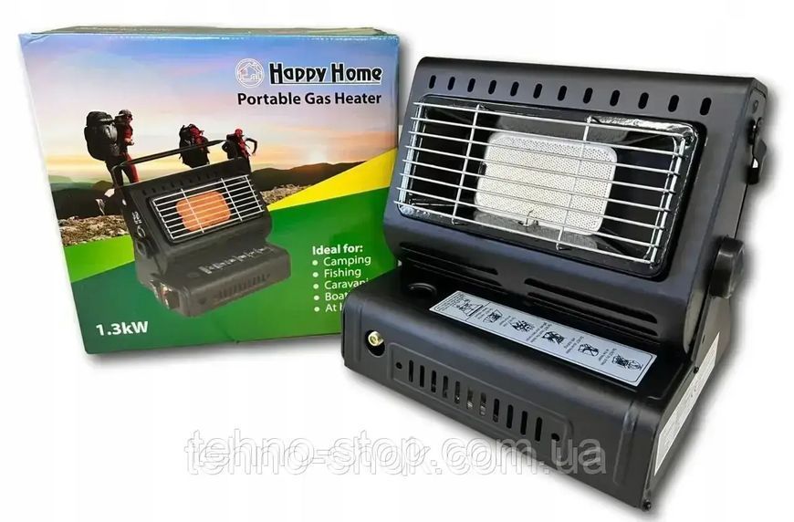 Портативный газовый обогреватель плита 2в1 Happy Home YC-808B