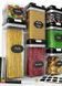 Набір контейнерів для їжі 7 пр. FOOD Storage Container Set, пластикові контейнери для круп та сипучих продуктів