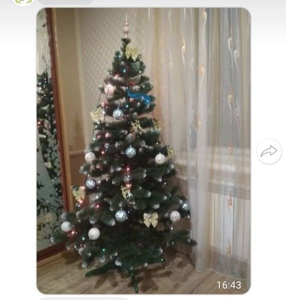 Ялинка з шишками 1,5 м новорічна штучна "Лісова казка"