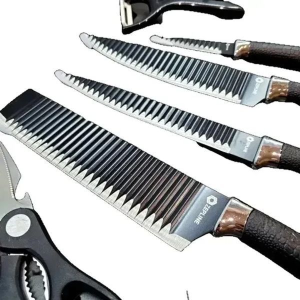 Набор кухонных ножей Zepline ZP-035 6 предметов из нержавеющей стали