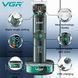 Компактна машинка для стрижки VGR V-671 з LED-дисплеєм та 4 насадками.