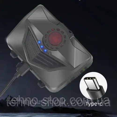 ЛІХТАР НАЛОБНИЙ BL-A14-3-P90, 3X18650, ZOOM, ЗП TYPE-C