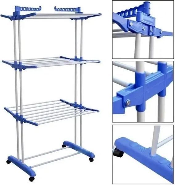 Сушарка для одягу Garment Rack Підлогова стійка для сушіння та зберігання речей