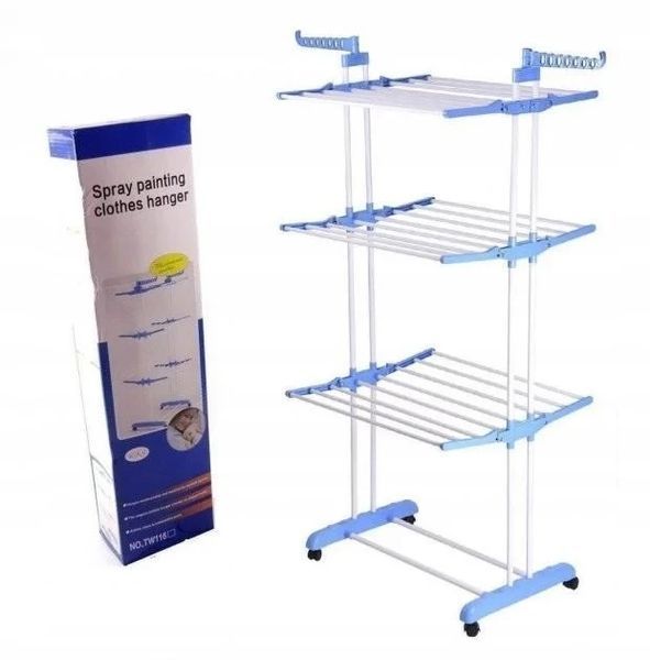 Сушарка для одягу Garment Rack Підлогова стійка для сушіння та зберігання речей