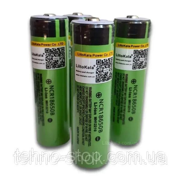 Акумулятор 18650, LiitoKala NCR 34B-JT, 3400mAh