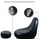 Надувной диван 2в1 с пуфиком для ног Soft Rest A-Sofa Мягкая надувная мебель с флокированным покрытием, бежевый и темно-синий