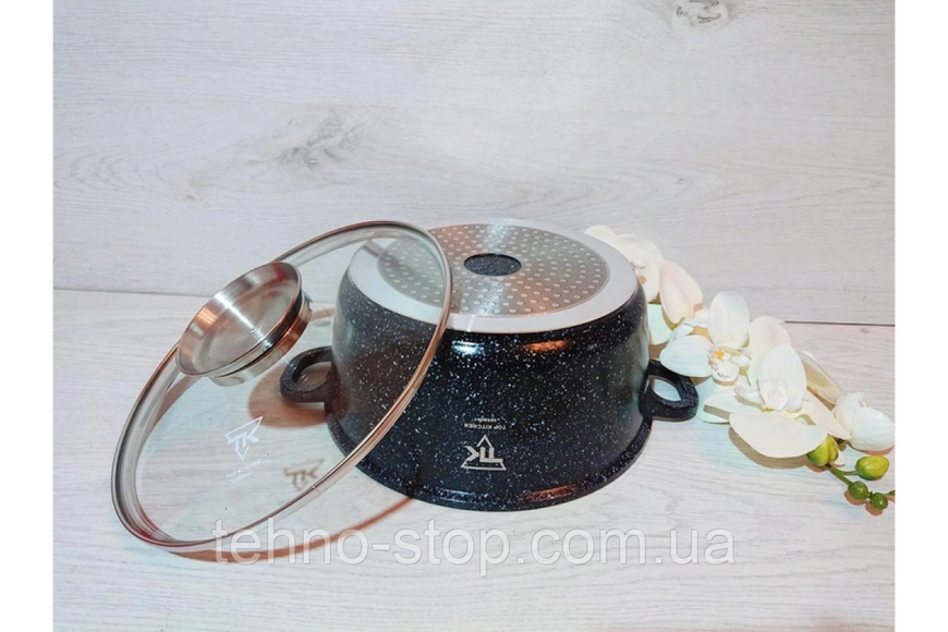 Каструля 20 см Top Kitchen (чорний/червоний) 2,49 л