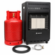 Газовий інфрачервоний нагрівач HARLEM RS 42 повний комплект балон 27 л шланг редуктор