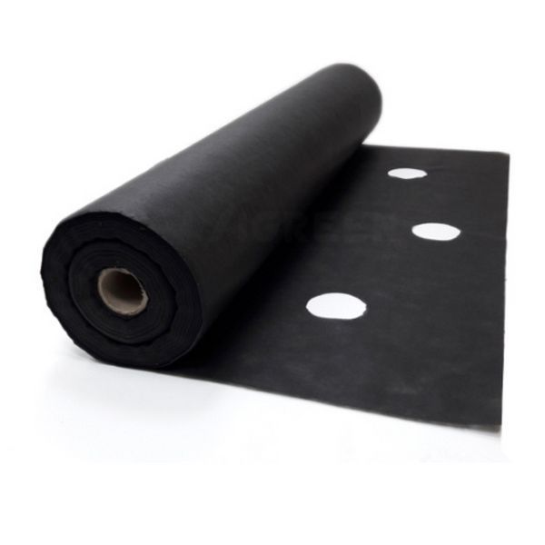 Агроволокно ЧЕРНОЕ с Перфарацией Shadow 2 отверстия, 50 г/м&sup2;, 1.07&times;100 м